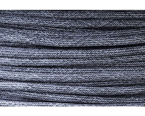 Textilný kábel H03VV-F 3x0,75 čierny/šedý, metrážový sortiment