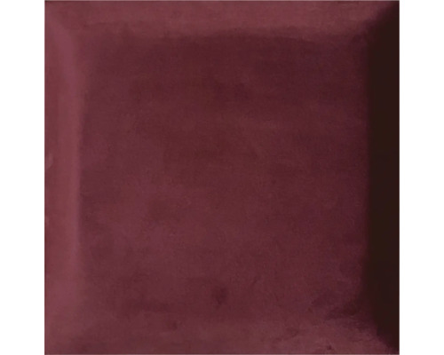 Čalúnený nástenný Soft panel Riwiera 59 bordó 30x30 cm Štvorcová keramická obkladačka