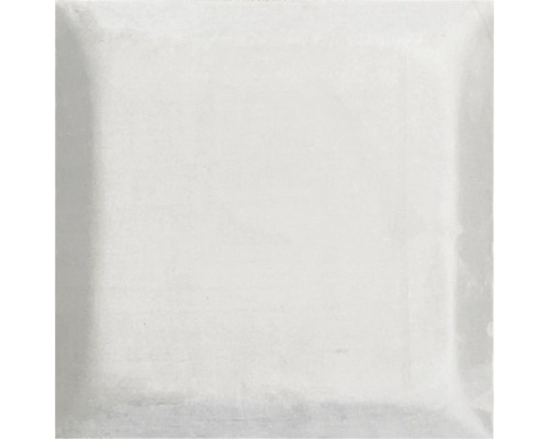 Čalúnený nástenný Soft panel Riwiera 21 béžový 30x30 cm Štvorcová biela dlaždica