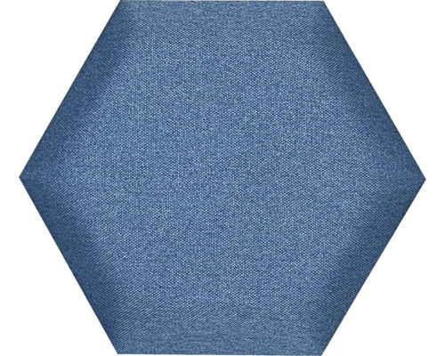 Čalúnený nástenný Soft panel Luna 85 petrolejový uhlopriečka 30 cm Šesťuholníkový akustický panel s textilným povrchom