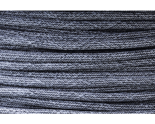 Textilný kábel tvarovateľný H03VV-F 3x0,75 1,5m čierny/sivý