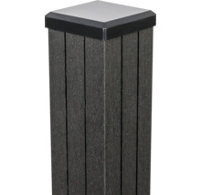 Plastový plotový stĺpik s krytom