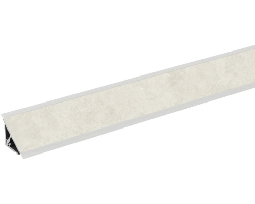 Dlaždicový profil z hliníka s kamenným dekorom