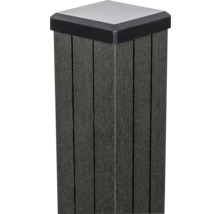 Plastový plotový stĺpik s krytom