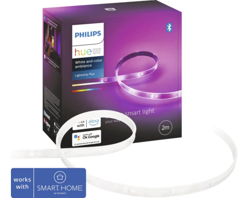 LED pásik Philips HUE 8718699703424 RGBW 20 W 1600 lm 2 m set - kompatibilný so SMART HOME by hornbach