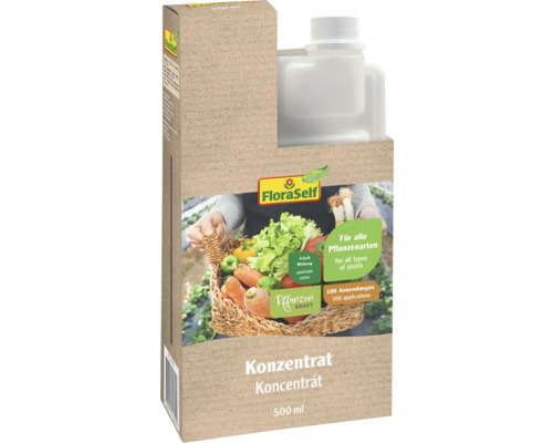 Koncentrát "Sila rastliny" FloraSelf Select 500 ml FloraSelf rastlinný koncentrát pre všetky druhy rastlín
