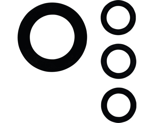 Niekoľko gumových tesniacich krúžkov