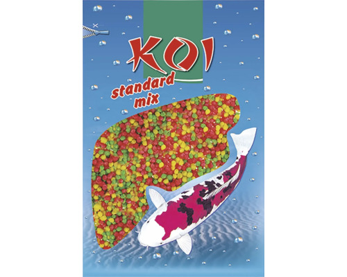 Krmivo pre jazierkové ryby guličky KOI štandard mix 120 g Balenie krmiva pre ryby Koi Standard Mix