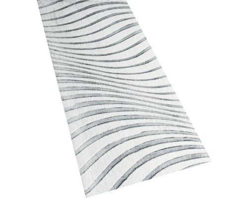Koberec so vzorom vlnitých pruhov