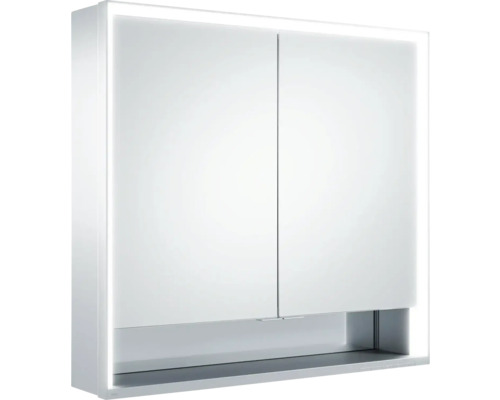 Zrkadlová skrinka KEUCO Royal Lumos 80 x 16,5 x 73,5 cm strieborná