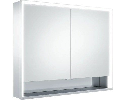Zrkadlová skrinka KEUCO Royal Lumos 90 x 16,5 x 73,5 cm strieborná