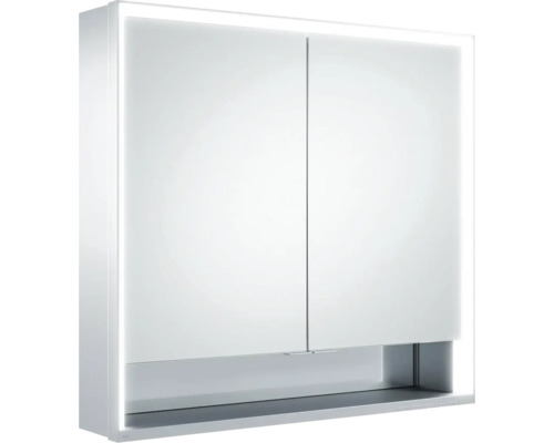 Zrkadlová skrinka KEUCO Royal Lumos 70 x 16,5 x 73,5 cm strieborná