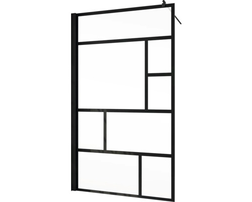 Walk In SCHULTE Alexa Style 2.0 Black Style 100 cm farba rámu čierna dekor skla ateliér EP369108 68 1660 Walk In SCHULTE Alexa Style 2.0 Black Style 100 cm farba rámu čierna dekor skla ateliér EP369108 68 1660