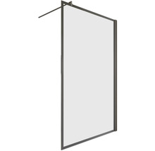 Walk In SCHULTE ExpressPlus Alexa Style 2.0 Black Style 140 cm farba rámu čierna dekor skla číre sklo EP369212 68 1300