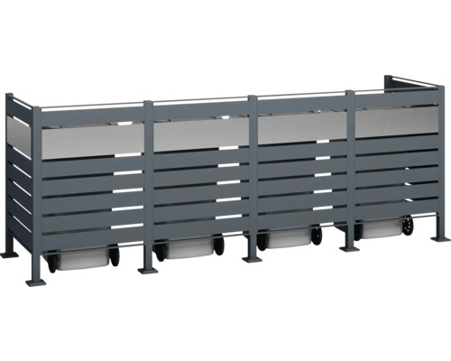 Box na smetné nádoby pre tri smetné nádoby