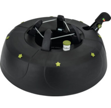 Stojan na vianočný stromček s pákovou technikou a ukazovateľom hladiny vody