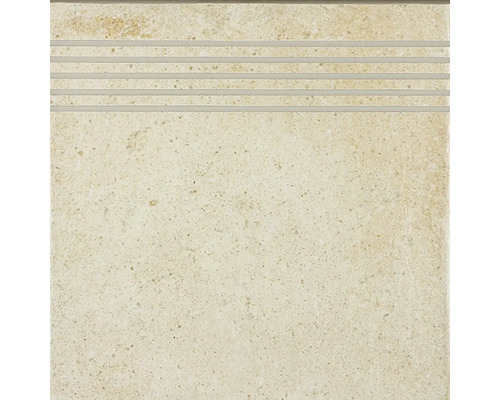 Dlažba na schody imitácia kameňa Rustic Ocra 29,8x29,8 cm Keramická dlaždica s drážkami pre schodiskové stupne.