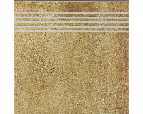 Dlažba na schody imitácia kameňa Rustic Cotto 29,8x29,8 cm Keramická dlaždica pre schody s drážkami