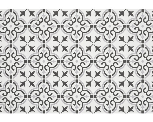 Dekoratívna podlahová dlaždica s kvetinovým vzorom