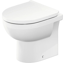 Stojace WC DURAVIT DuraStyle Basic otvorený splachovací kruh vr. WC dosky 40190900A1
