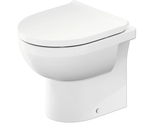 Stojace WC DURAVIT DuraStyle Basic otvorený splachovací kruh vr. WC dosky 40190900A1 Stojace WC DURAVIT DuraStyle Basic otvorený splachovací kruh vr. WC dosky 40190900A1