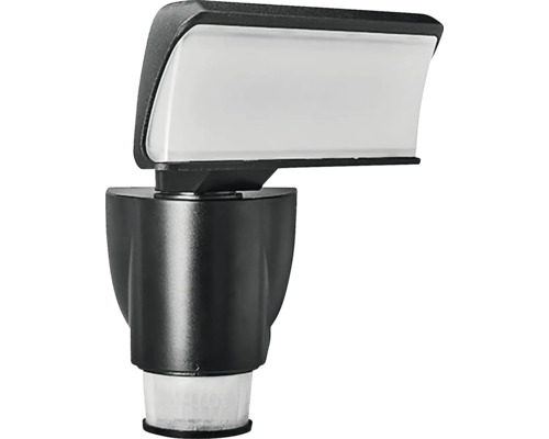 LED reflektor Panlux PN32300029 VANA MOTION 18W 1400lm 4000K čierny automatické natáčanie svetla za pohybom Vonkajší reflektor s pohybovým senzorom
