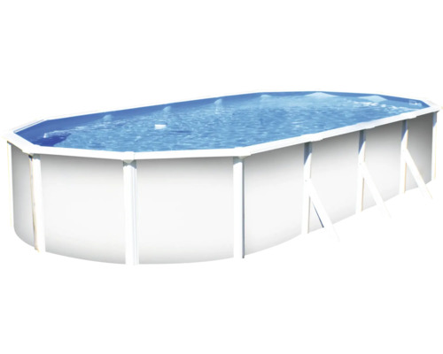 Bazén Planet Pool Classic s oceľovou stenou 535x300x120 cm vr. skimmeru modro-biely-0