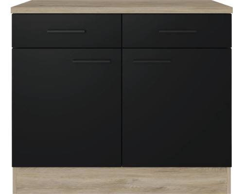 Spodná skrinka s dvoma zásuvkami a dvomi dvierkami