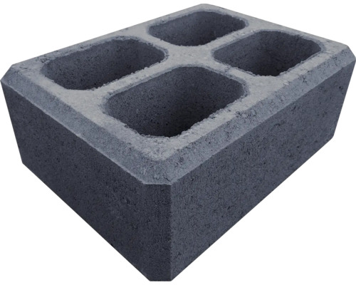 Betónový plot Simple Block HX 1/30/AF 30 x 40 x 15 cm čierny Debniaca tvárnica z betónu