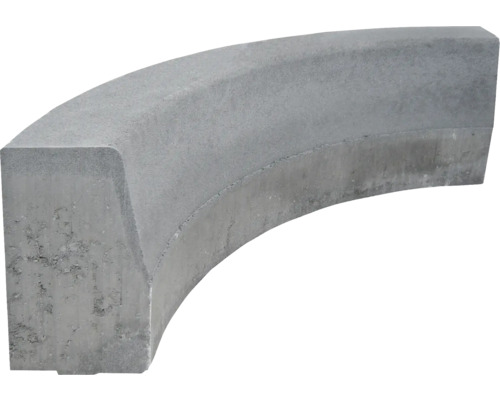 Betónový obrubník oblúkový ABO 2-15 IO R0,5 78x25x15 cm