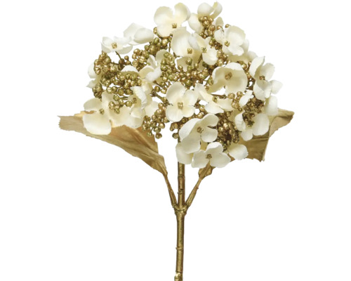 Umelá hortenzia s bobuľami na dekorácie