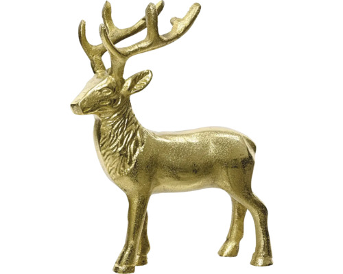 Dekoratívna figúrka jeleňa z kovu