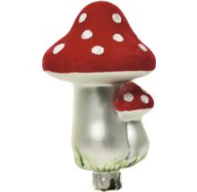 Ozdoba na vianočný stromček muchotrávka červená