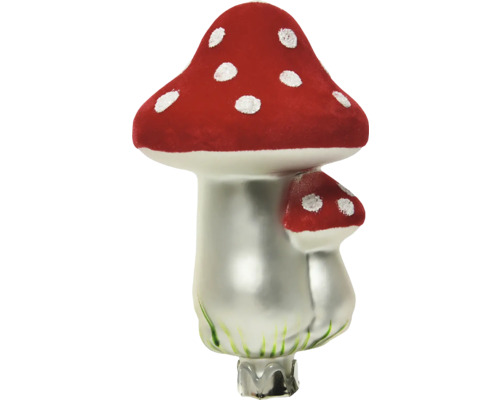 Ozdoba na vianočný stromček muchotrávka červená