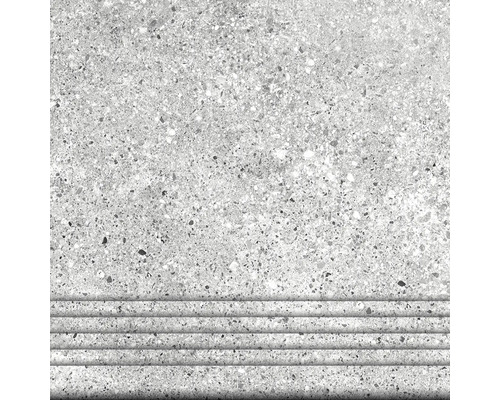Dlažba na schody imitácia betónu Granito Grey 32,5x32,5 cm