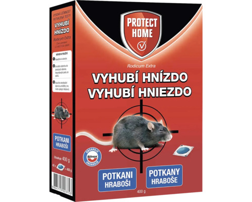 Návnada na potkany a hraboše Rodicum Extra 40x10 g Balenie jedu na potkany na hubenie hniezd