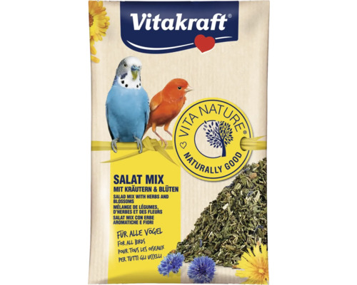 Šalátová zmes pre vtáky Vitakraft Salad Mix 10 g Vitakraft Šalátová zmes pre vtáky, s bylinkami a kvetmi