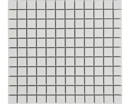 Keramická mozaika 30 x 32,8 cm lesklá biela