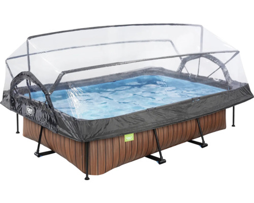 Obdĺžnikový bazén s krytom bazéna