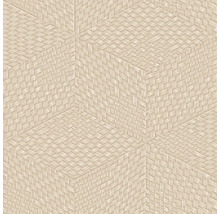 Detailný záber tapety s geometrickým pleteným vzorom