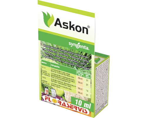 Postrek na zeleninu fungicíd Askon syngenta Floraservis 10 ml Askon fungicíd na boj proti hubovým chorobám