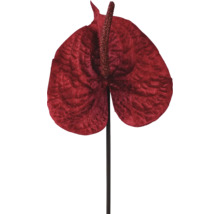 Umelá červená antúria so stonkou