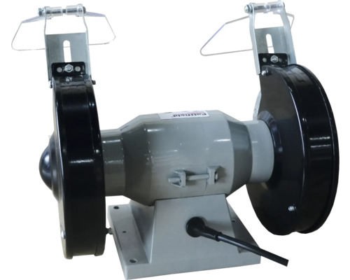 Dvojkotúčová brúska s ochrannými krytmi pre dielenskú prácu