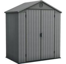 Záhradný domček s dvojkrídlovými dverami a vetracou mriežkou