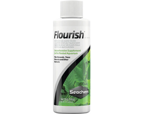 Hnojivo pre akváriové rastliny komplexný doplnok Seachem Flourish 100 ml Hnojivo pre akváriové rastliny Seachem Flourish v 100 mililitrovej fľaštičke