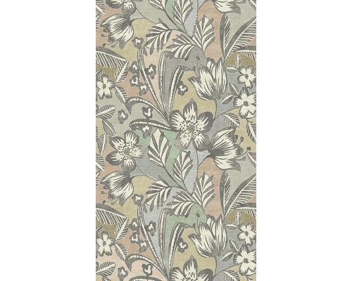 Koberec s kvetinovým vzorom