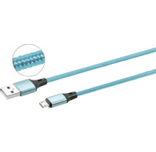 Dátový kábel MFI 8 PINS 2,5 m modrá-thumb-0