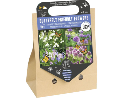 Cibule 'Kvety priateľské k motýľom' mix cesnakov, modraviek a bledúľ letných 40 ks