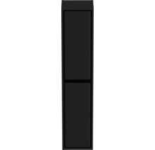 Čierna kúpeľňová skrinka s dvomi dvierkami