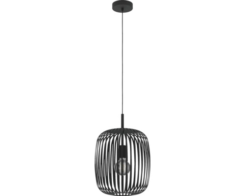 Závesná lampa s kovovým lamelovým tienidlom